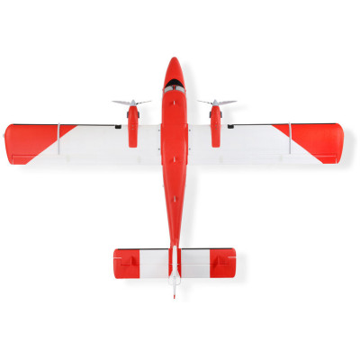 E-flite DHC-6 Twin Otter 1.4m AS3X+ SAFE Select BNF Basic, plováky