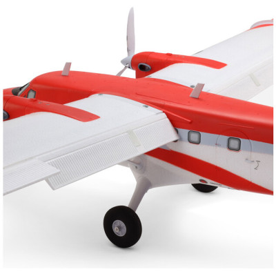 E-flite DHC-6 Twin Otter 1.4m AS3X+ SAFE Select BNF Basic, plováky