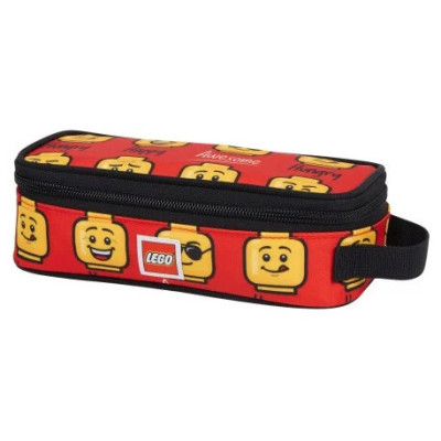 LEGO školní pouzdro hranaté - Minifigures Red Today I Feel