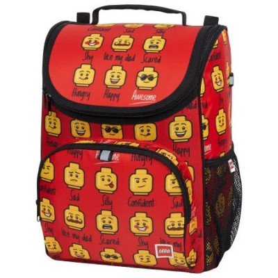 LEGO batoh Casual - Minifigures Red Today I Feel