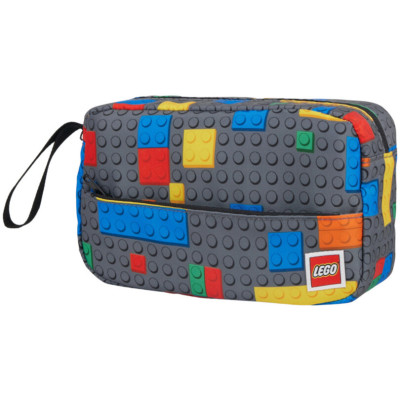 LEGO toaletní taška s poutkem - Colorful Bricks