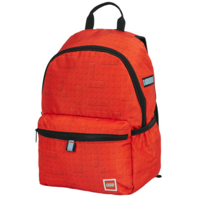LEGO batoh Colorblock - Brick Dots Red