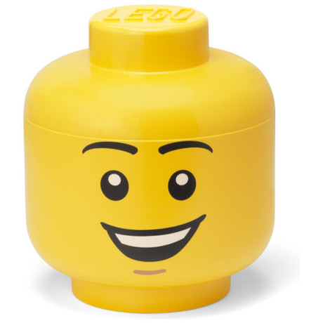 LEGO úložná hlava velká – šťastný chlapec