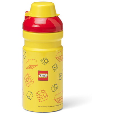LEGO láhev na pití 0.35l - Brick červená/žlutá