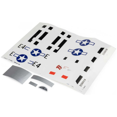 E-flite samolepky: Micro P-47