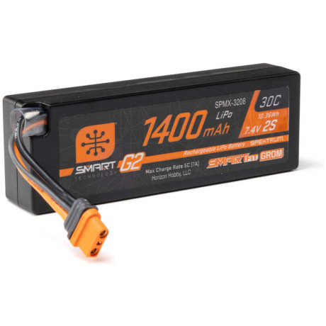Spektrum Smart G2 LiPo 7.4V 1400mAh 30C IC2 SmartFit
