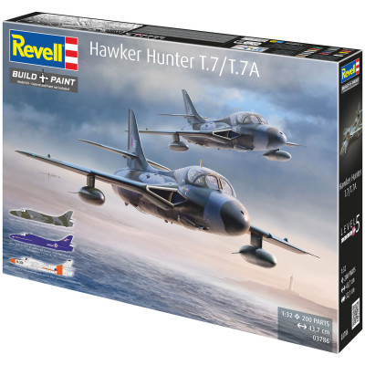 Plastic ModelKit letadlo 03786 - Hawker Hunter T.7/T.7A (1:32)
