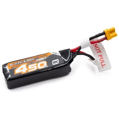 Lipo akumulátor Konect 450mah 11.1V 95C 3S1P XT30 - crawler