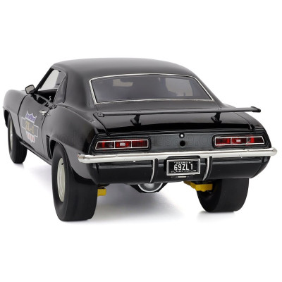 ACME MODELS CHEVROLET CAMARO ZL-1 DRAG OUTLAWS 1969 - BLACK 1/18