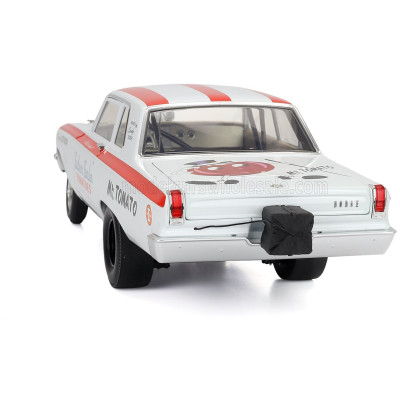 ACME MODELS DODGE CORONET AWB MR. TOMATO RACING 1965 - WHITE RED 1/18