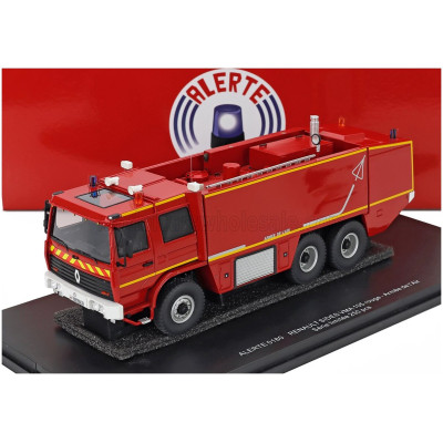 ALERTE RENAULT VMA 10 SIDES TANKER TRUCK AEROPORT CCI MARSEILLE PROVENCE 3-ASSI 2012 - RED 1/43