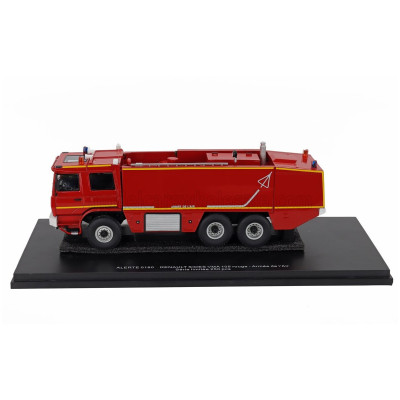 ALERTE RENAULT VMA 10 SIDES TANKER TRUCK AEROPORT CCI MARSEILLE PROVENCE 3-ASSI 2012 - RED 1/43