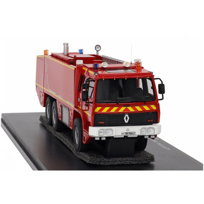 ALERTE RENAULT VMA 10 SIDES TANKER TRUCK AEROPORT CCI MARSEILLE PROVENCE 3-ASSI 2012 - RED 1/43