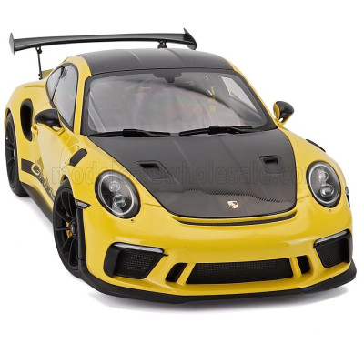 AUTOART PORSCHE 911 991-2 GT3 RS COUPE WEISSACH PACKAGE 2017 - RACING YELLOW 1/18