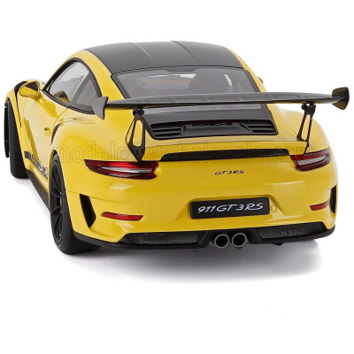 AUTOART PORSCHE 911 991-2 GT3 RS COUPE WEISSACH PACKAGE 2017 - RACING YELLOW 1/18