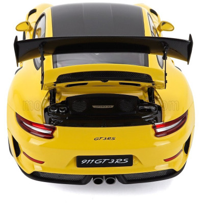 AUTOART PORSCHE 911 991-2 GT3 RS COUPE WEISSACH PACKAGE 2017 - RACING YELLOW 1/18