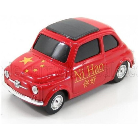 BRUMM FIAT 500 BRUMS CINA NI HAO 2018 - RED 1/43