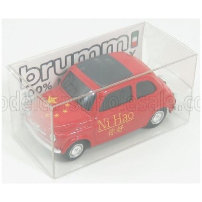 BRUMM FIAT 500 BRUMS CINA NI HAO 2018 - RED 1/43