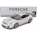 BURAGO PORSCHE 911 997-2 GT3 RS 4.0 COUPE 2012 - WHITE SILVER 1/18