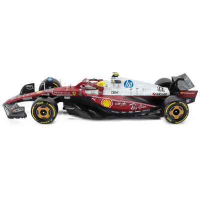 BURAGO FERRARI F1 SF-25 TEAM SCUDERIA FERRARI HP N 44 MONZA ITALY GP 2025 LEWIS HAMILTON - NIKI LAUDA 50th ANNIVERSARY WORLD