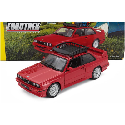 BURAGO BMW 3-SERIES M3 (E30) WITH PACK ROOF 1988 - RED 1/24