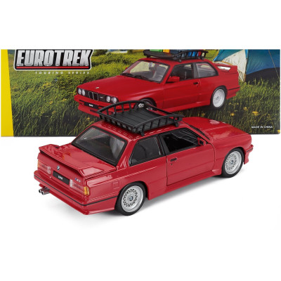 BURAGO BMW 3-SERIES M3 (E30) WITH PACK ROOF 1988 - RED 1/24
