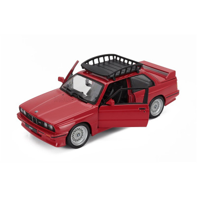 BURAGO BMW 3-SERIES M3 (E30) WITH PACK ROOF 1988 - RED 1/24