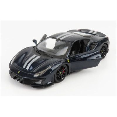 BURAGO FERRARI 488 PISTA 2018 - BLUE 1/24