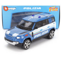 BURAGO LAND ROVER NEW DEFENDER 110 POLIZIA 2022 - LIGHT BLUE 1/43
