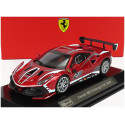 BURAGO FERRARI 488 CHALLENGE EVO N 28 2020 - CON VETRINA - WITH SHOWCASE - RED MET 1/43