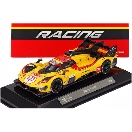 BURAGO FERRARI 499P 3.0L TURBO V6 TEAM AF CORSE N 83 WINNER 24h LE MANS 2025 ROBERT KUBICA - PHIL HANSON - YIFEI YE - CON
