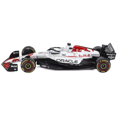 BURAGO RED BULL F1 RB21 TEAM ORACLE RED BULL RACING N 1 WINNER JAPAN GP 2025 MAX VERSTAPPEN - WHITE RED 1/43