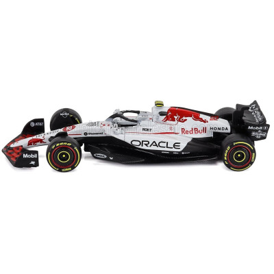 BURAGO RED BULL F1 RB21 TEAM ORACLE RED BULL RACING N 22 JAPAN GP 2025 YUKI TSUNODA - WHITE RED 1/43