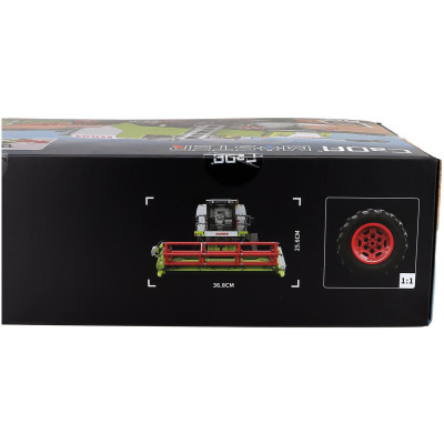 CADA CADA CLAAS DOMINATOR MIETITREBBIA 370 - 4567 pcs - GREEN RED 1/16