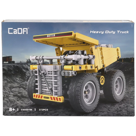 CADA CADA HEAVY DUTY TRUCK - 372 pcs - YELLOW BLACK