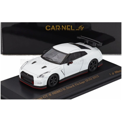 CAR NEL NISSAN GT-R (R35) NISMO ATTACK PACKAGE 2015 - WHITE 1/64