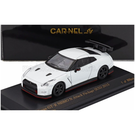 CAR NEL NISSAN GT-R (R35) NISMO ATTACK PACKAGE 2015 - WHITE 1/64
