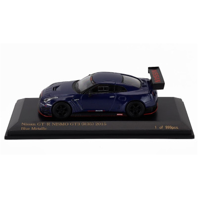 CAR NEL NISSAN GT-R (R35) NISMO GT3 2015 - BLUE 1/64