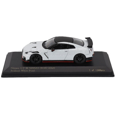 CAR NEL NISSAN GT-R (R35) NISMO 2020 - WHITE 1/64
