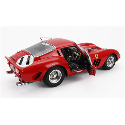 CMC FERRARI 250 GTO ch.3647 RHD COUPE N 11 2nd 1000km MONTLHERY 1962 JOHN SURTEES - MIKE PARKES - RED 1/18