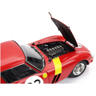 CMC FERRARI 250 GTO 3.0L V12 TEAM EQUIPE NATIONALE BELGE N 22 3rd 24h LE MANS 1962 L.DERNIER - ''BEURLYS'' J.BLATON - RED 1/18