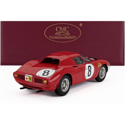 CMC FERRARI 250LM ch. n5909 N 8 12h REIMS 1964 JOHN SURTEES - LORENZO BANDINI - GREEN 1/18