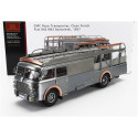 CMC FIAT 642RN2 TRUCK BARTOLETTI F1 FERRARI CAR TRANSPORTER 1957 - CLEAR FINISH GREY 1/18