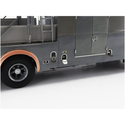 CMC FIAT 642RN2 TRUCK BARTOLETTI F1 FERRARI CAR TRANSPORTER 1957 - CLEAR FINISH GREY 1/18