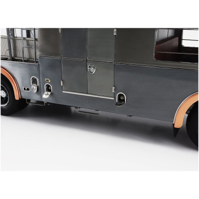 CMC FIAT 642RN2 TRUCK BARTOLETTI F1 FERRARI CAR TRANSPORTER 1957 - CLEAR FINISH GREY 1/18