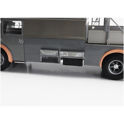 CMC FIAT 642RN2 TRUCK BARTOLETTI F1 FERRARI CAR TRANSPORTER 1957 - CLEAR FINISH GREY 1/18
