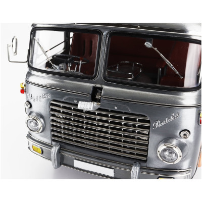 CMC FIAT 642RN2 TRUCK BARTOLETTI F1 FERRARI CAR TRANSPORTER 1957 - CLEAR FINISH GREY 1/18