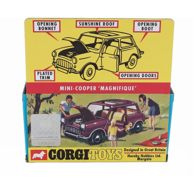 CORGI MORRIS MINI COOPER MAGNIFIQUE 1968 - GREEN MET 1/43