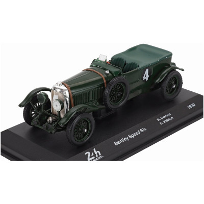 EDICOLA BENTLEY SPEED SIX 6.6L TEAM BENTLEY MOTORS LTD N 4 WINNER 24h LE MANS 1930 WOOLF BARNATO - GLEN KIDSTON - DARK GREEN