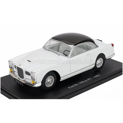 EDICOLA FACEL VEGA FV 1955 - CON VETRINA - WITH SHOWCASE - WHITE BLACK 1/24